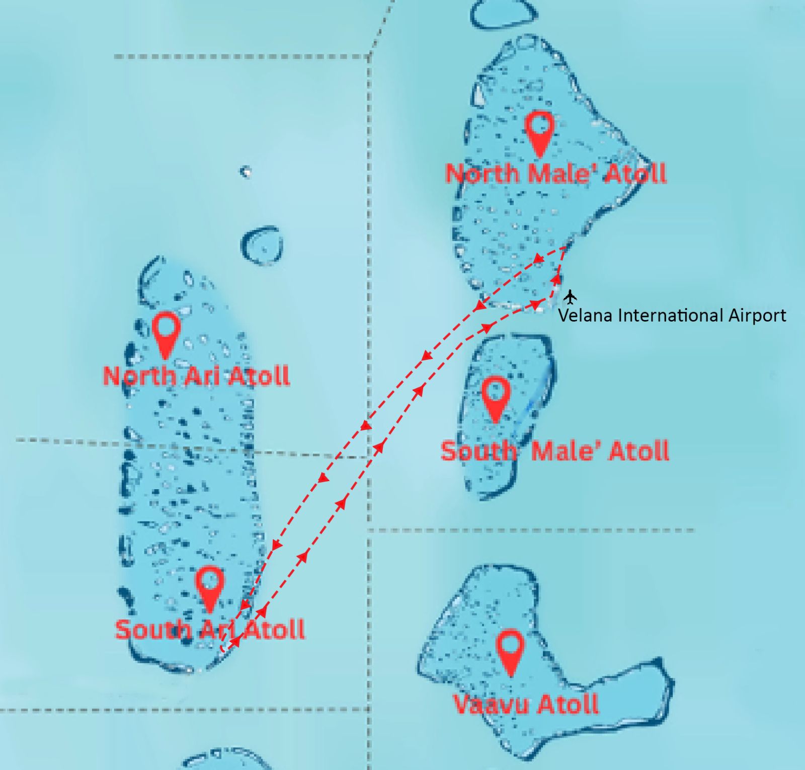 Swim Mania Route Map